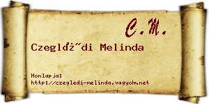 Czeglédi Melinda névjegykártya