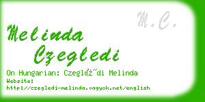 melinda czegledi business card